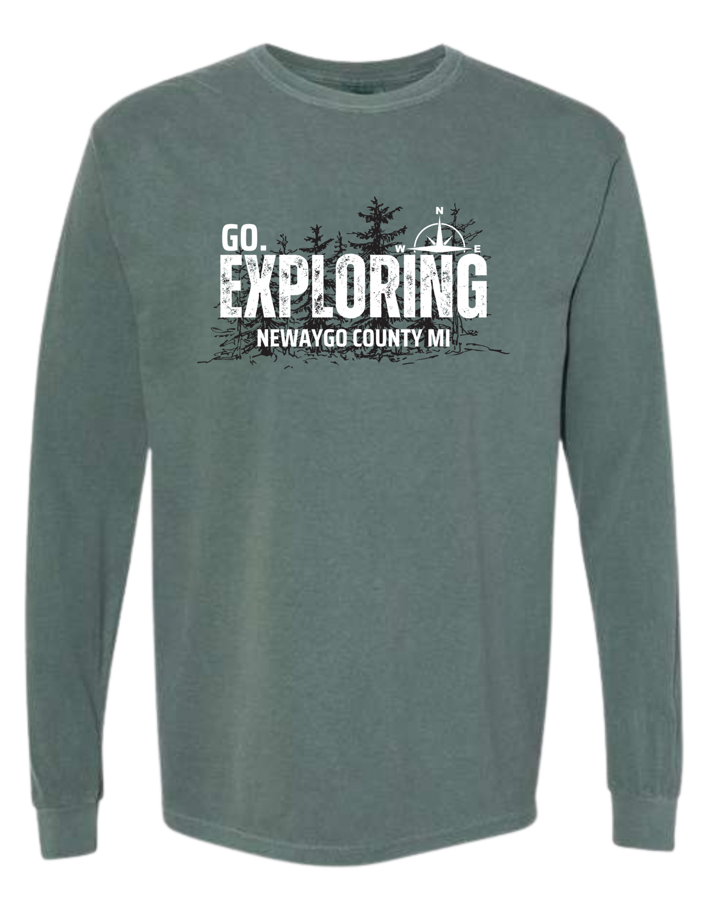 GoEx Comfort Colors Compass Long Sleeve Tee
