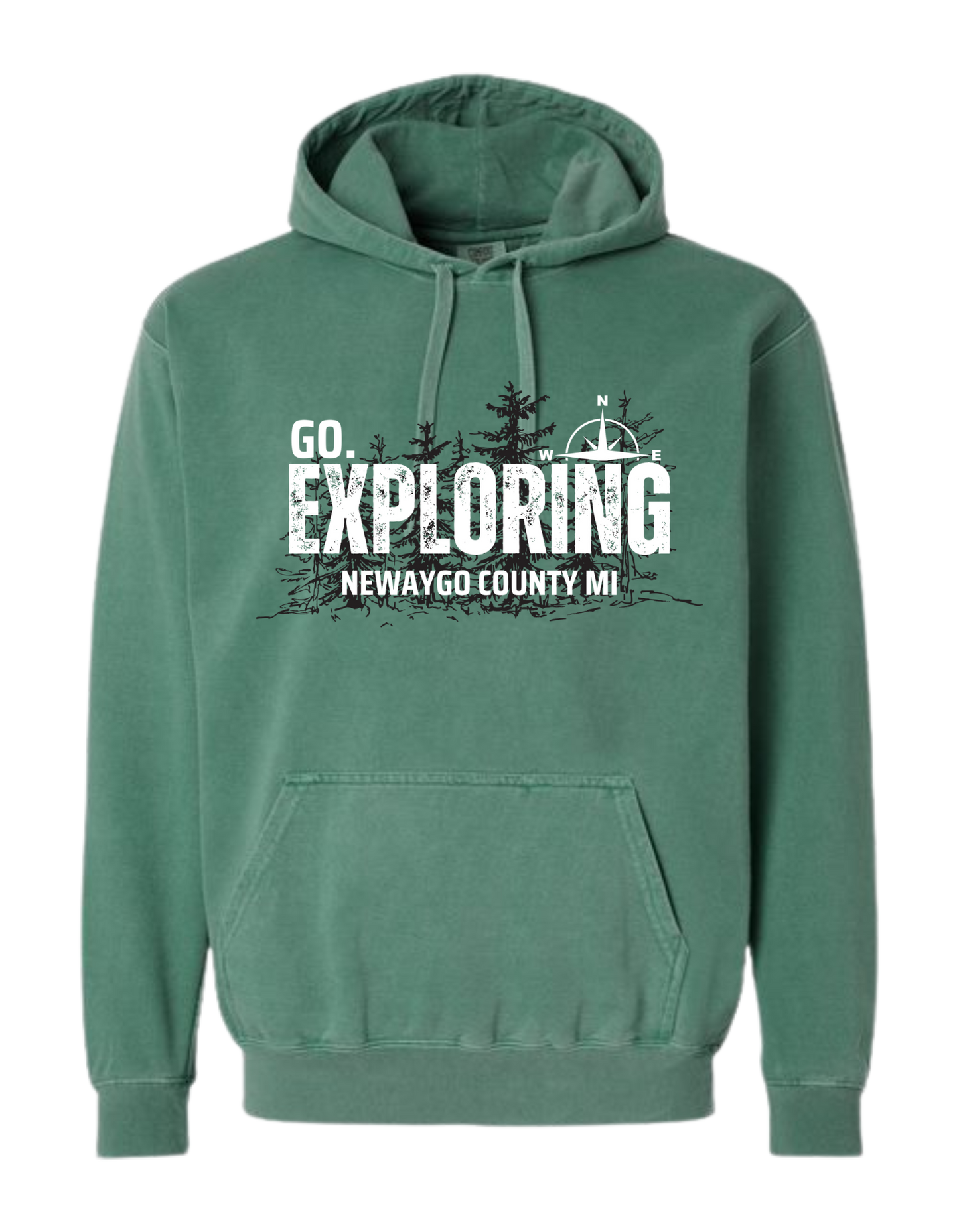 GoEx Comfort Colors Compass Hoodie